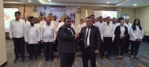 Resmi Dilantik, Pengurus KONI Jayapura Diminta Fokus Konsolidasi Atlet dan Prestasi