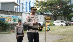 Kapolres Jayapura Pimpin Apel Operasi Lilin Cartenz 2025, Pengamatan Nataru Diperketat