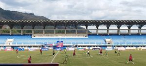 Laga Pembuka Okmin Cup I Meriah, Wabup Jayapura Cetak Gol Lawan Persipura Legend