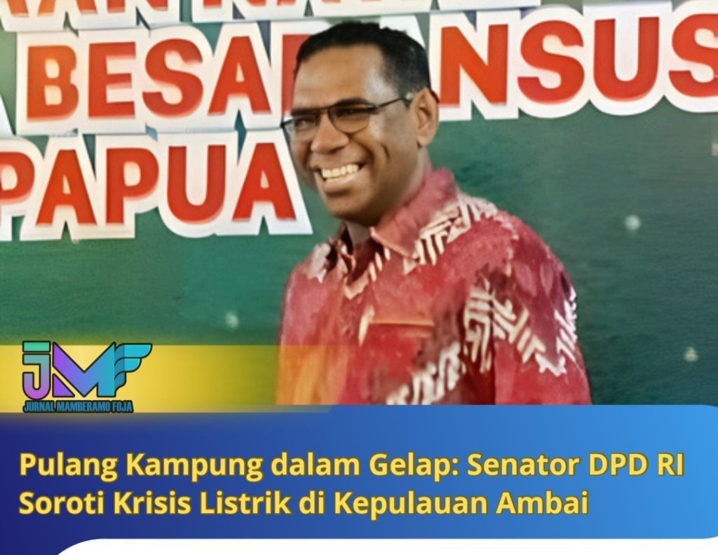 Pulang Kampung dalam Gelap: Senator DPD RI Soroti Krisis Listrik di Kepulauan Ambai
