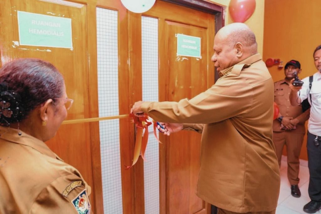 Gubernur Papua Resmikan Fasilitas Cuci Darah Modern di RSUD Abepura