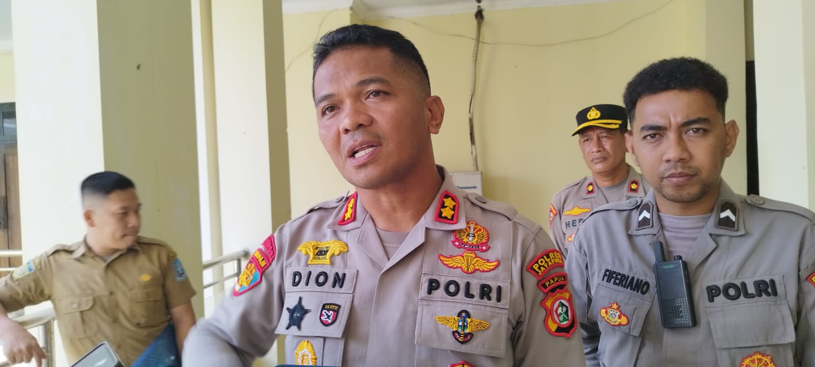 AKBP. Dionisius Helan, SIK., MH., Kapolres Jayapura