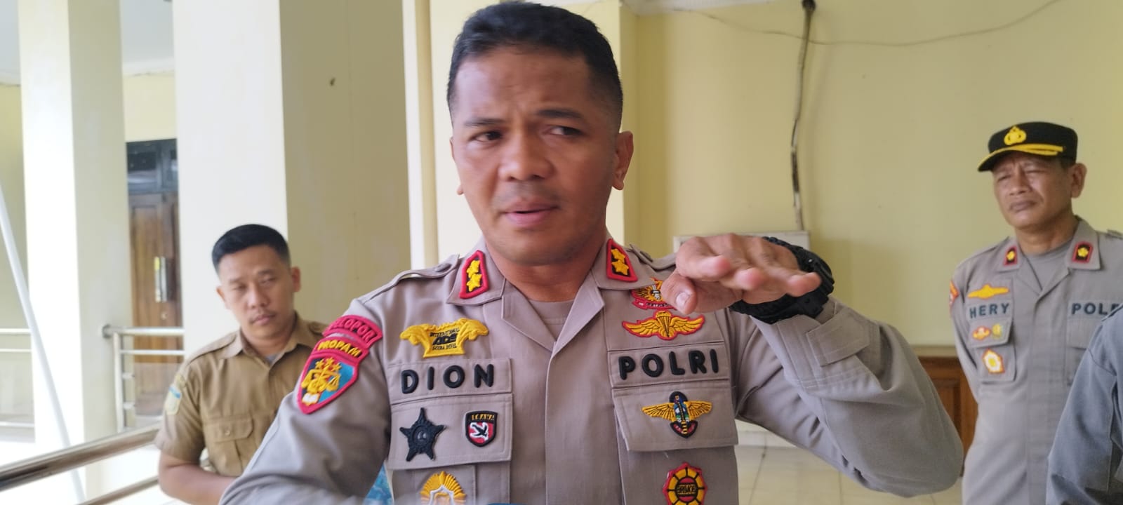Kapolres Jayapura AKBP. Dionisius Helan SIK., MH