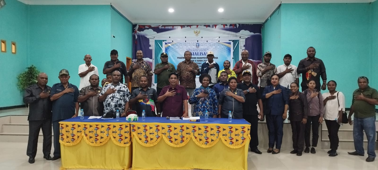 Bapemperda DPR Kabupaten Jayapura Sosialisasi Perda Trantibum