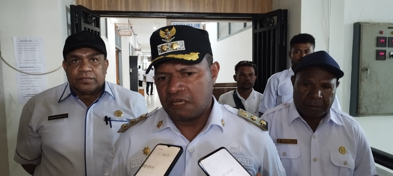 Wabup Haris Richard S. Yocku, usai mengikuti RAT 2026