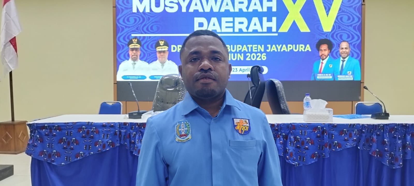 Nimbrot Demena Ketua KNPI Kabupaten Jayapura
