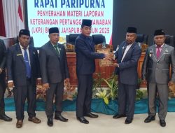 “Paripurna DPRK Jayapura: Bupati YW Paparkan Realisasi APBD di Atas 92 Persen”