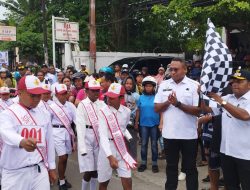1.700 Pelajar Ramaikan Gerak Jalan Hardiknas, Wabup Jayapura Tekankan Disiplin dan Kebersamaan