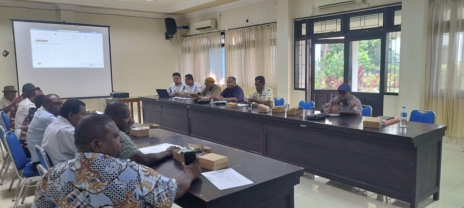 Tampak suasana pertemuan DOB Grime Nawa