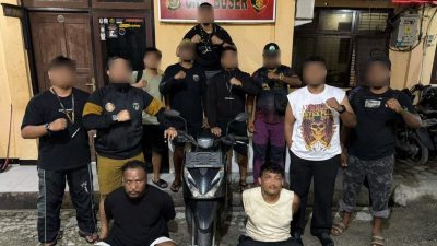 Polisi Kejar Jaringan Curanmor Depapre, Dua Pelaku Diciduk Tengah Malam di Sentani