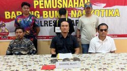 131 Gram Ganja Dimusnahkan, Polisi Tegaskan Perang Tanpa Kompromi di Jayapura