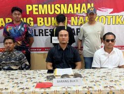 131 Gram Ganja Dimusnahkan, Polisi Tegaskan Perang Tanpa Kompromi di Jayapura