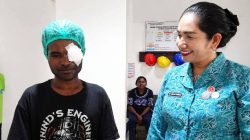 Puluhan Tahun Menanti Terang, Yosias Akhirnya Operasi Katarak Gratis Berkat PKK Jayapura dan Rindam