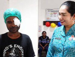 Puluhan Tahun Menanti Terang, Yosias Akhirnya Operasi Katarak Gratis Berkat PKK Jayapura dan Rindam