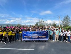 Horison Papua Rayakan HUT ke-23 MGM dengan Aksi Bersih Pantai Holtekamp