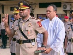 Resmi Dilantik, Kompol Paulus Hilapok Siap Kawal Stabilitas Abepura