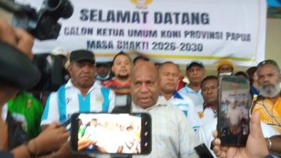 Matius Fakhiri Resmi Masuk Bursa Ketua KONI Papua, Kantongi Dukungan Kuat Cabor