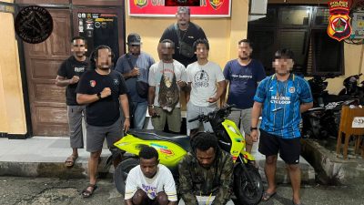 Motor Curian Dijual Rp2, 5 Juta, Dua Pelaku Curanmor Diciduk Tim URC Polres Jayapura