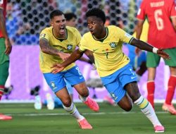 Maroko Bikin Brazil Frustasi, Gol Vinicius Hanya Cukup untuk Satu Poin