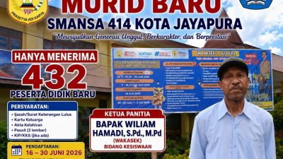 Kuota Hanya 432 Siswa, Hari Kedua PPDB SMAN 1 Jayapura Sudah Diserbu 800 Pendaftar