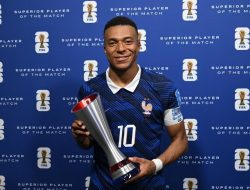 Mbappe Rayakan Laga ke-100 dengan Dwigol, Prancis Melenggang ke Fase Gugur