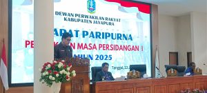 Sidang Perdana DPRK Jayapura 2025, Ruddy Bukanaung Tegaskan Pentingnya Kolaborasi Eksekutif dan Legislatif