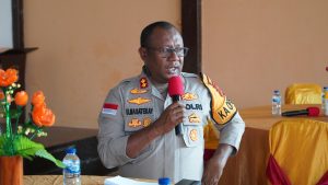 Kapolres Jayapura Ajak Warga Jaga Stabilitas Keamanan Jelang Putusan MK