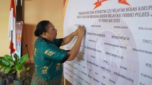Polres Jayapura Perkuat Komitmen Zona Integritas, Targetkan WBBM 2025