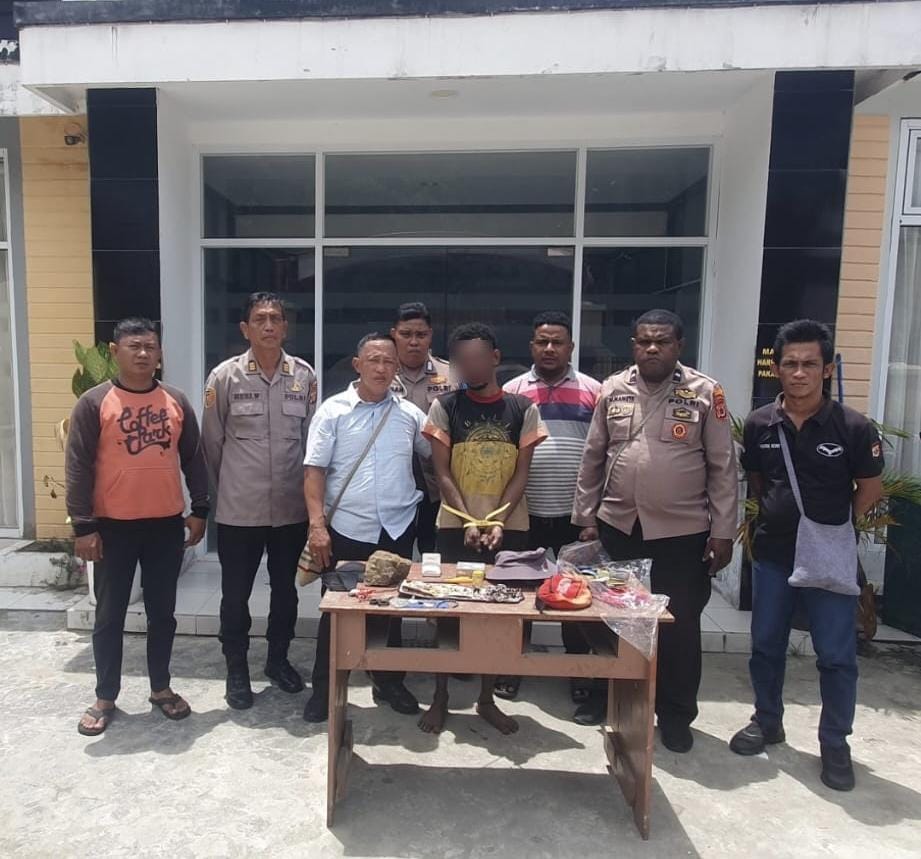 Aksi Cepat Tim Paniki dan Warga, Pelaku Perusakan dan Pencurian di Sentani Dibekuk