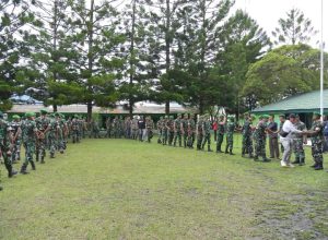 Gelar Jam Komandan, Dandim 1702 Jayawijaya Bangkitkan Semangat Tugas Pasca Cuti Lebaran