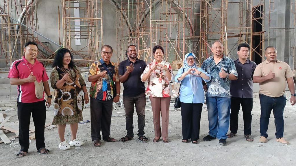 Gerindra Papua Tinjau Pembangunan Gereja Katolik Sang Penebus Sentani, Janji Sampaikan ke Pusat