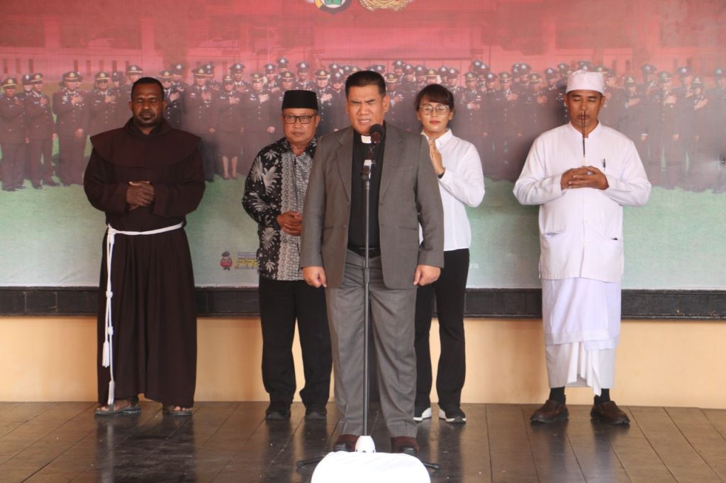 Doa Lintas Agama di Polres Jayapura, Simbol Harmoni Jelang PSU Pilgub Papua