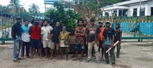 Pemuda Distrik Demta Palang Akses Perusahaan PT Sinarmas