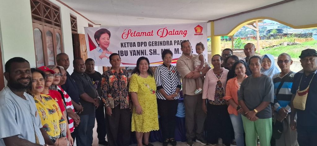 Presiden Sampaikan Perhatian untuk Rumah Ibadah, DPD Gerindra Temui 3 Jemaat di Jayapura