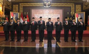 Wamenhan Donny Taufanto Lantik Pejabat Eselon I Kemenhan