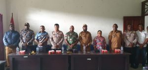 Jelang PSU Pilgub Papua, Kapolres dan Pabung Ajak Para Kepala Distrik dan Kampung Jaga Stabilitas Keamanan
