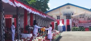 Bupati Jayapura Pimpin Upacara HUT RI ke-80 di Gunung Merah