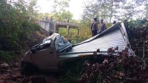 Kendaraan Terjun ke Jurang di Jalur Telaga Ria – Buper, Pengemudi Tewas di Tempat