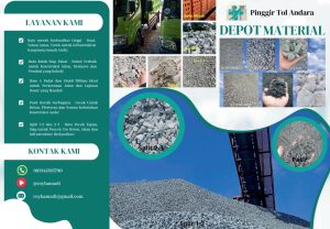 Depot Material Pinggir Tol Andara Hadirkan Batu & Pasir Berkualitas, Harga Bersahabat