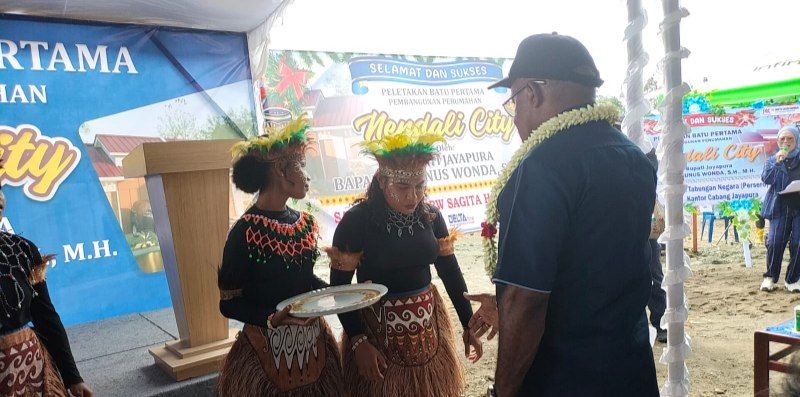 Pembangunan Nendali City Dimulai, Bupati Yunus Wonda Tekankan Pengelolaan Lingkungan dan Peran Pengusaha Lokal