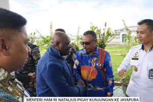 Menteri HAM Natalius Pigai Tiba di Jayapura, Buka Agenda Penguatan Perlindungan HAM di Papua