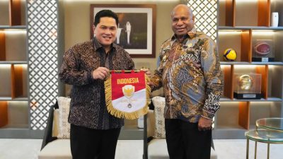 Erick Thohir Suntik Semangat, Papua Tancap Gas Cetak Bintang Sepak Bola Masa Depan