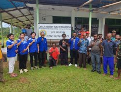 Tak Sekadar Konsolidasi, GAMKI Papua Turun Langsung Bantu Pembangunan Tugu Injil di Rondepi
