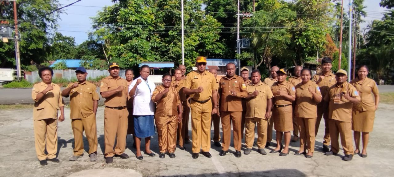 Asisten I Setda Apel di Distrik Sentani Timur
