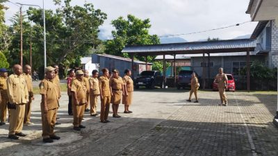 Gilberd Yakwart Gas Program Apel Keliling Distrik, Bidik Disiplin ASN dan Layanan Publik