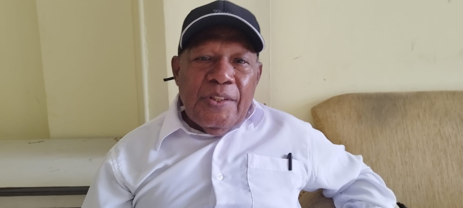 Tampak Korneles Yanuaring, Ketua Musorprov KONI Papua Periode 2026-20230