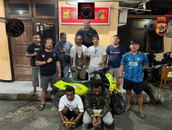 Motor Curian Dijual Rp2, 5 Juta, Dua Pelaku Curanmor Diciduk Tim URC Polres Jayapura