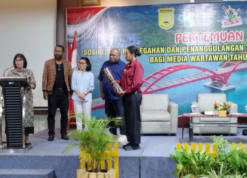 Sosialisasi Dinkes Kota Jayapura Terkait HIV/AIDS dan TBC