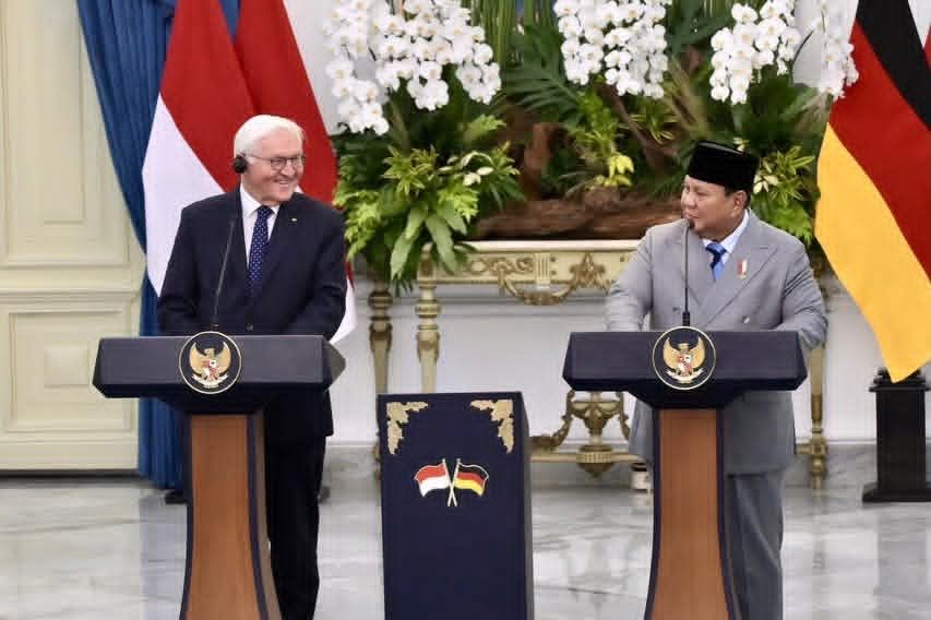 Presiden Steinmeier dan Presiden Prabowo