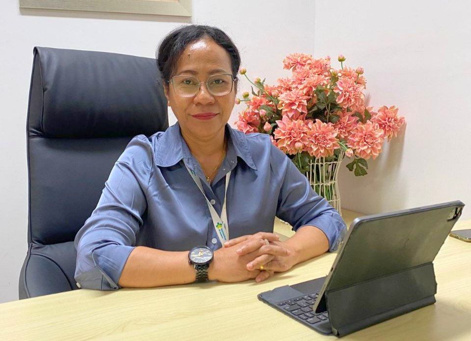 Tampak Direktur RSUP Jayapura dr. Petronela Risamasu